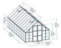 Växthus Balance 17,9 m² Silver Canopia by Palram